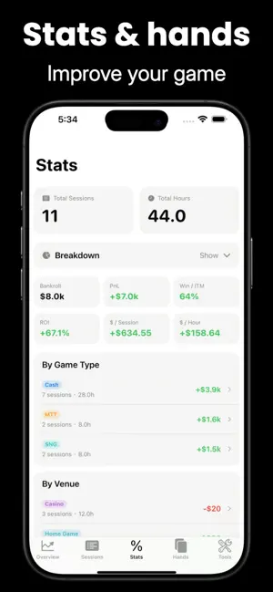 EVoker - Bankroll Tracker&Tool screenshot 3