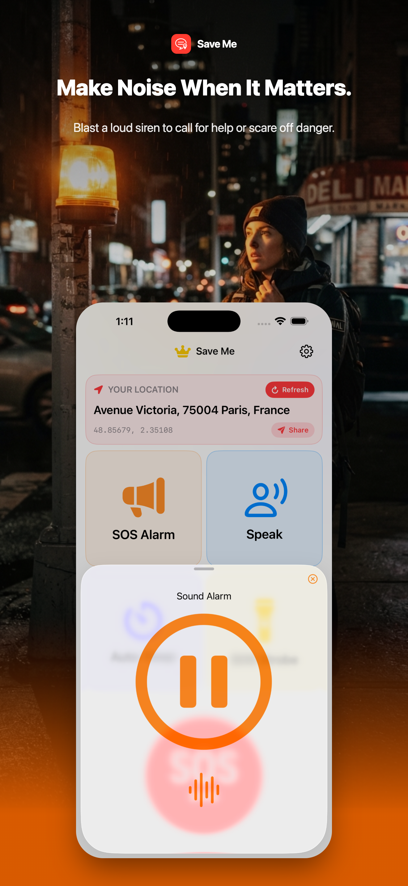 Save Me: Emergency SOS Alarm screenshot 5
