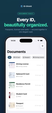 ID-Shield - Keep IDs Secure iPhone screenshot
