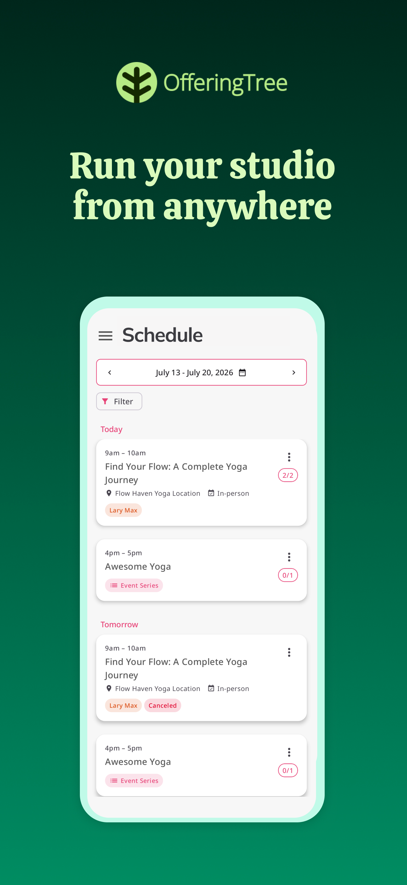 OfferingTree Business screenshot 2
