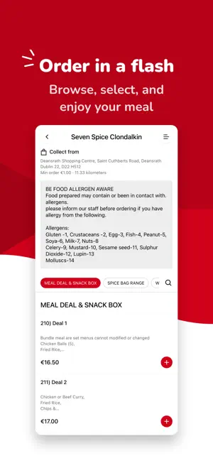 Seven Spice Chinese Takeaway screenshot 1