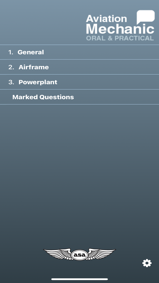 #1. Aviation Mechanic O&P (iOS) Podle: ASA