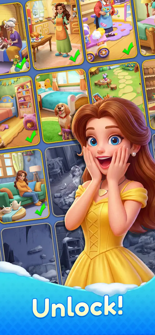 Tile Family®:Match Puzzle Game iOS Mod IPA screenshot 5 - iOS game interface