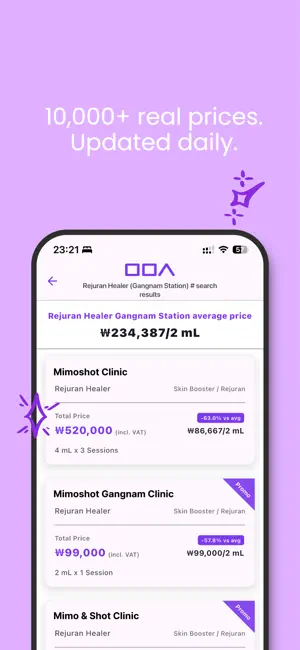 Mimoshot – K-Clinic Prices screenshot 3