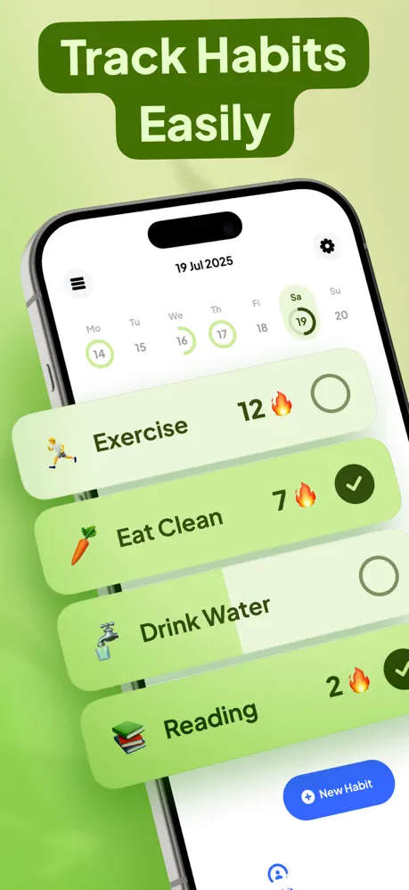 Habit Tracker Widget 良好习惯养成应用截图