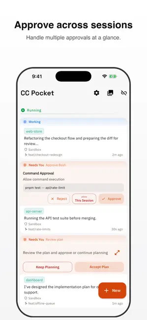 CC Pocket: Code Anywhere iPhone screenshot 3