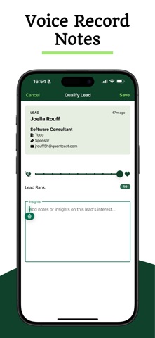 Live-Leads iPhone screenshot