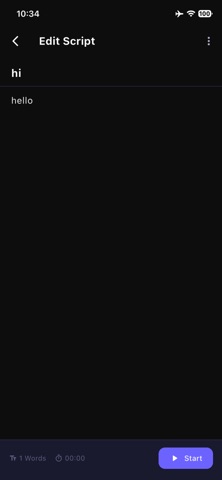 Teleprompter pro-video script Screenshot 3 of 3