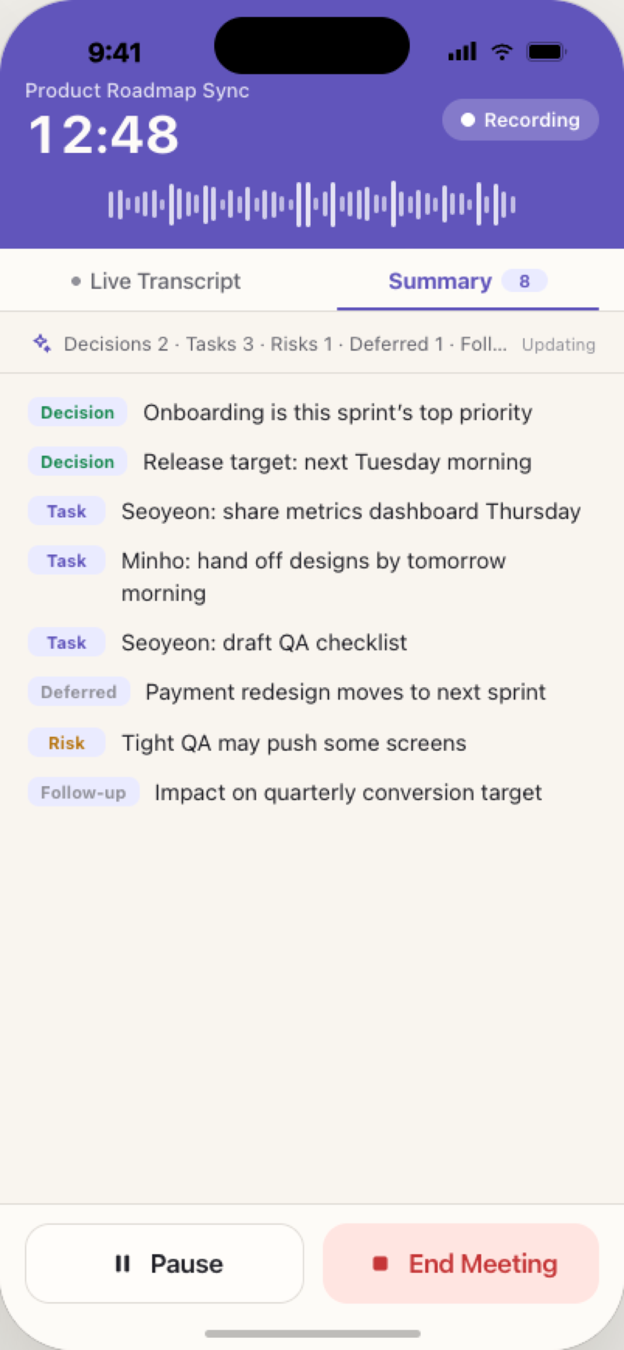 VibeMeeting screenshot 5