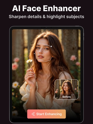 AI Video Enhancer & Upscaler iPad screenshot