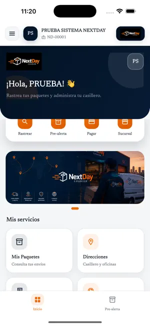 NextDay Courier screenshot 1