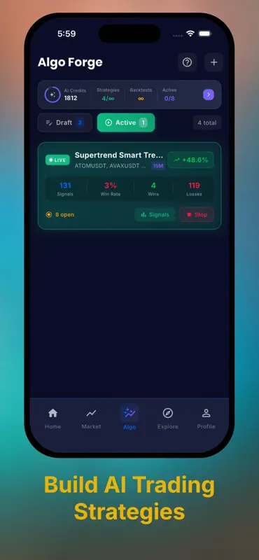 Sindex AI: Crypto Signal Alert screenshot 8 of 10