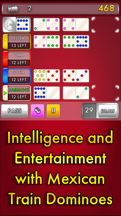 Screenshot #1 pour Mexican Train Dominoes Classic