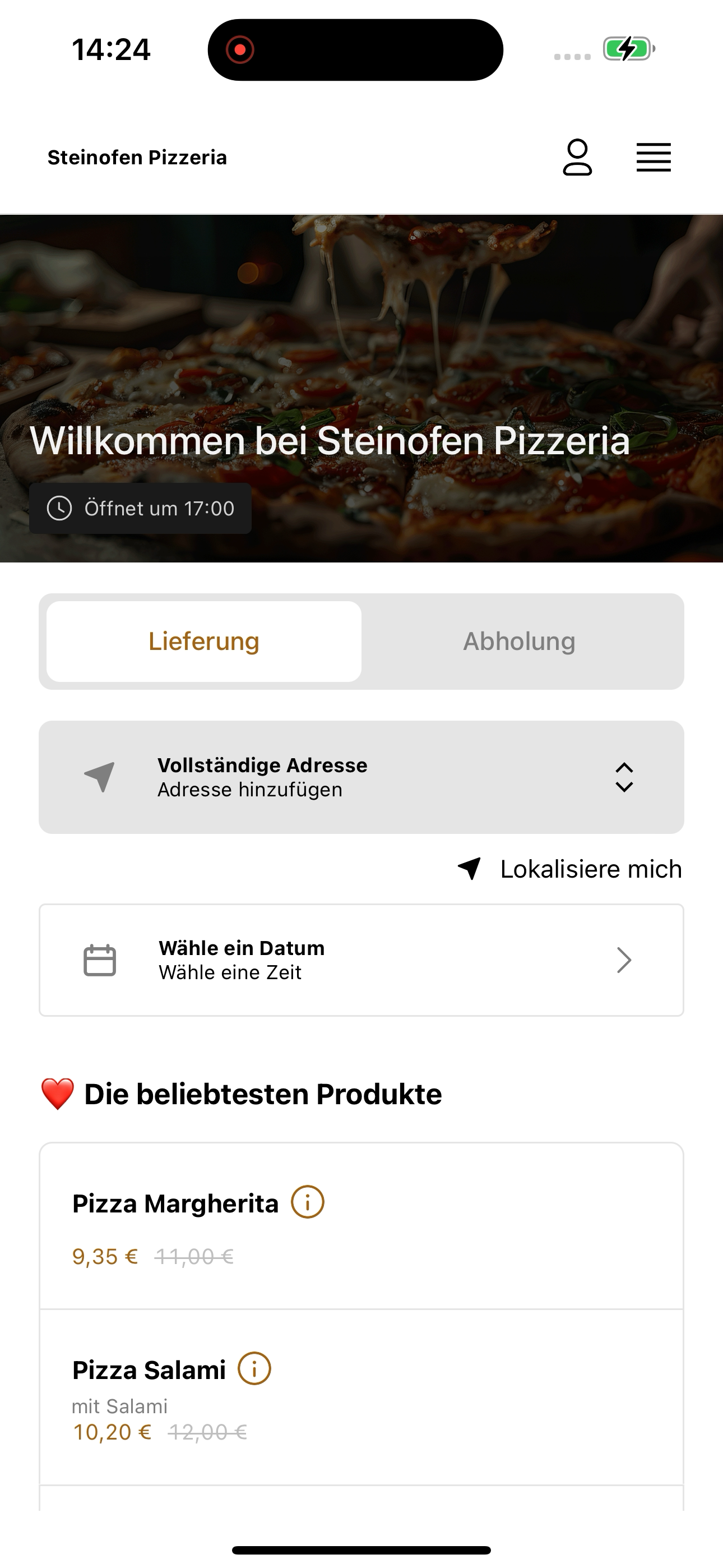 Steinofen Pizzeria screenshot 3