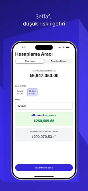 Mundi: Otomatik Nakit Yönetimi screenshot 3