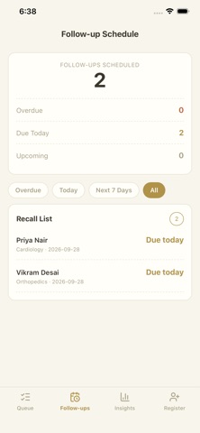 ClinicFlow screenshot 2