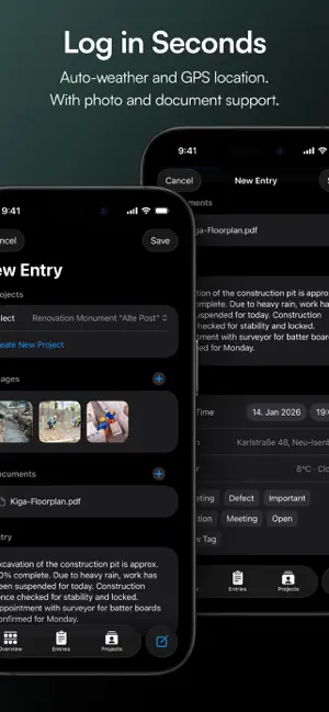 siteLog App screenshot 3