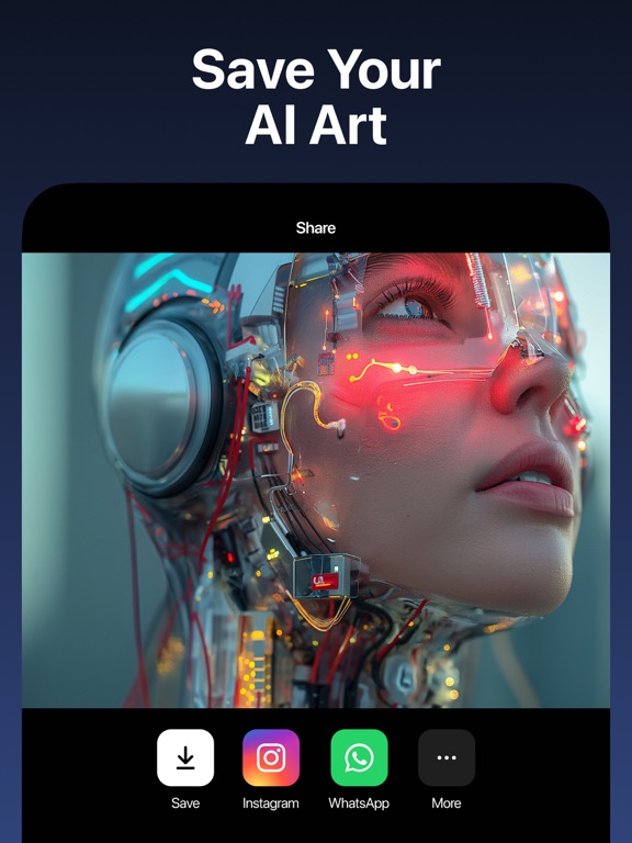 IMJ : AI Art Generator iPad screenshot 5 - Graphics & Design app