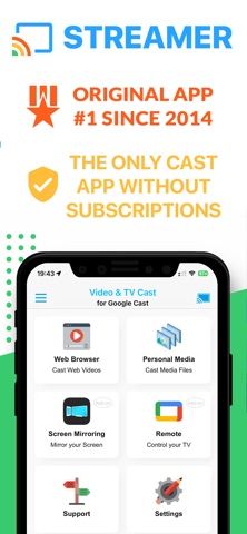 Chromecast TV Streamer #1 screenshot 1