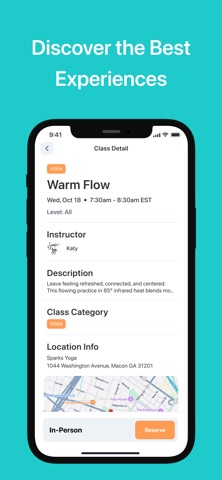 Sparks Yoga iPhone screenshot