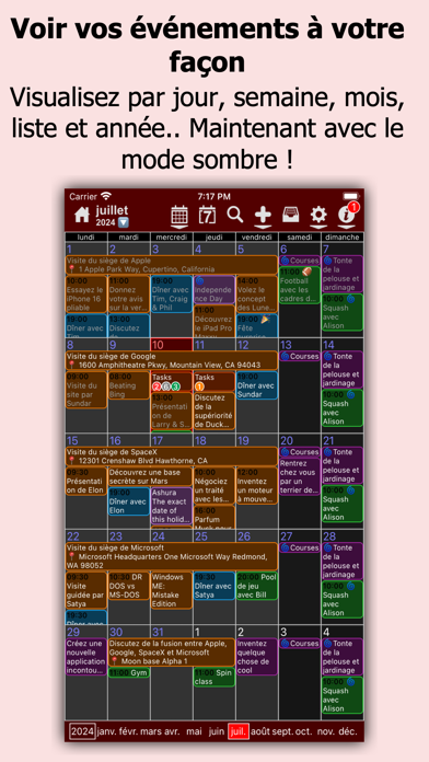 Screenshot #1 pour myCal PRO Planner