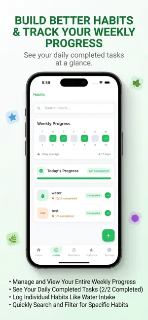 Daily Habit Tracker & Reminder screenshot 3