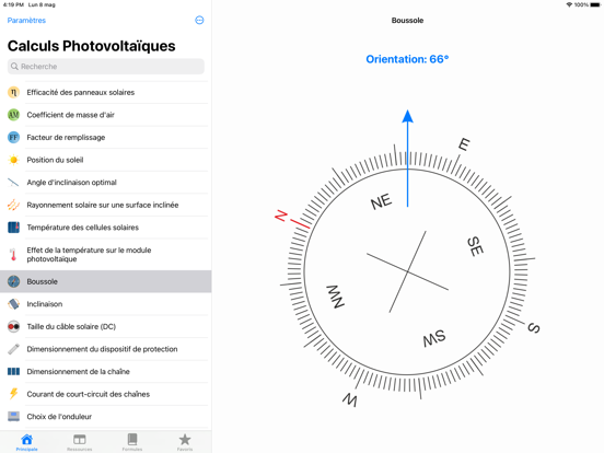Screenshot #4 pour Calculs Photovoltaïques