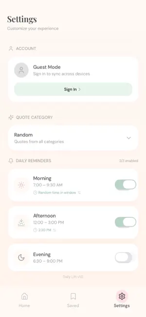 Daily Lift: Inspiration & Joy screenshot 4
