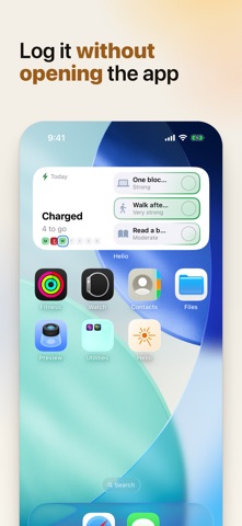 Helio. Energy & Habit Tracker Screenshot 9 of 10
