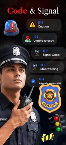 Police Walkie Radio Scanner iPhone screenshot