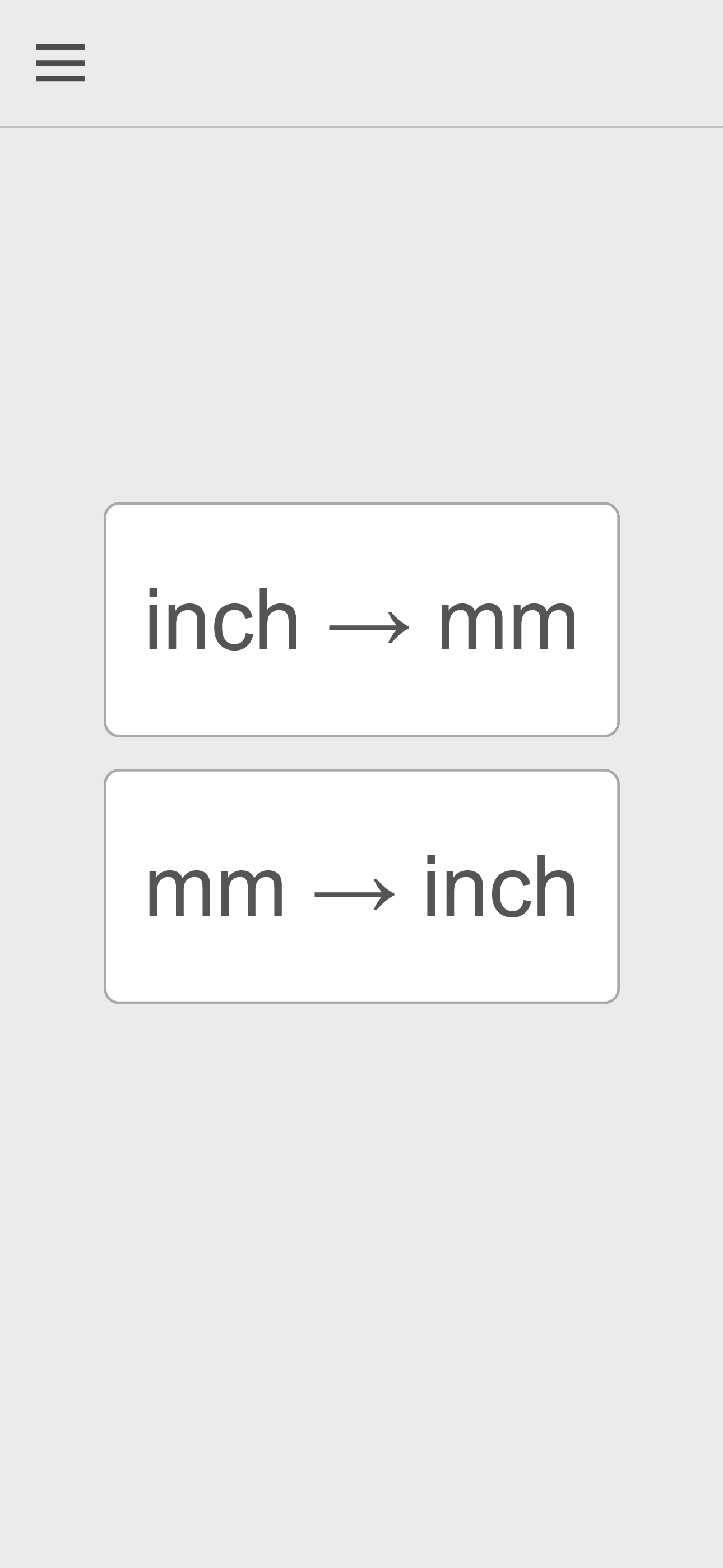 inch mm converter
