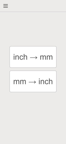 inch mm converter screenshot