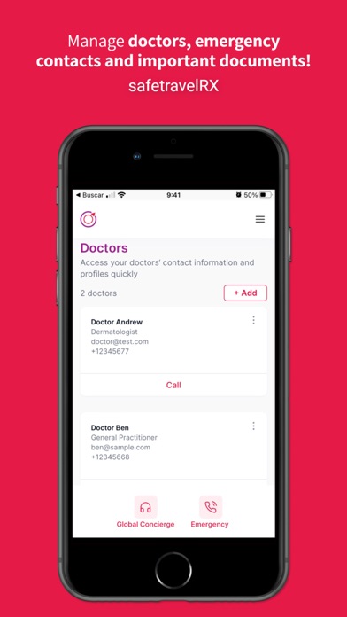 safetravelRX Screenshot