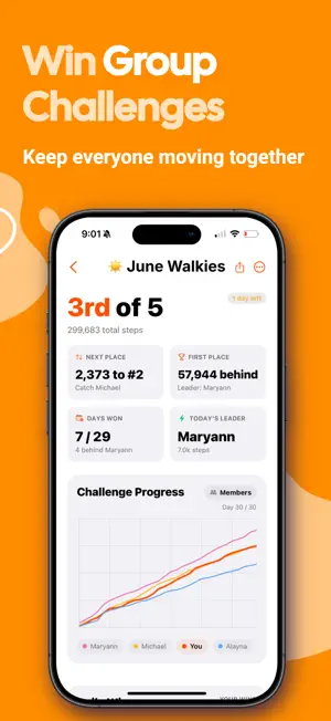 Rivo - Steps with Friends screenshot 3
