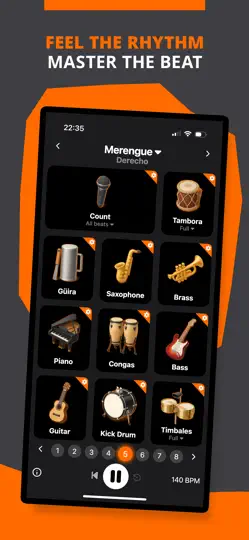Скриншот Ритмы меренге - BeatLab на iPhone 1