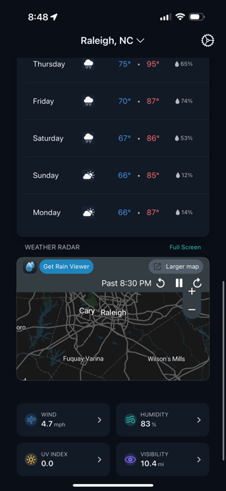 Snarky Weather Screenshot 3 of 7