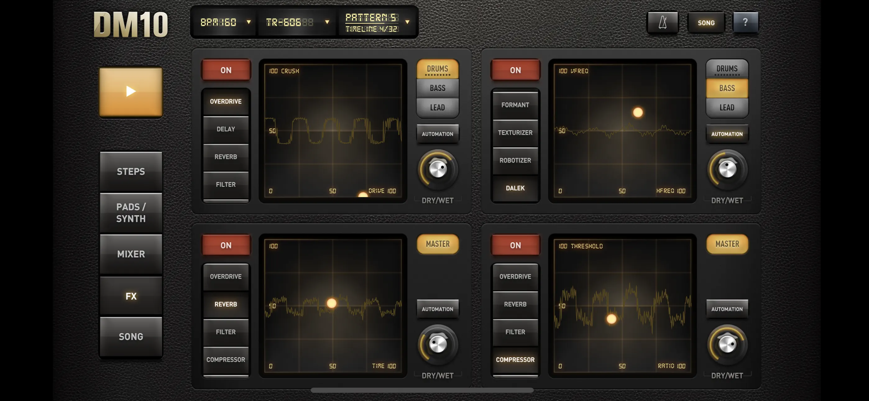 #7. DM10 - Drum & Synth Machine (iOS) 게시자: Fingerlab