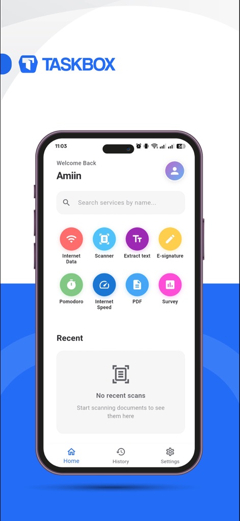 TASKBOX - Productivity tools - Business App | MWM