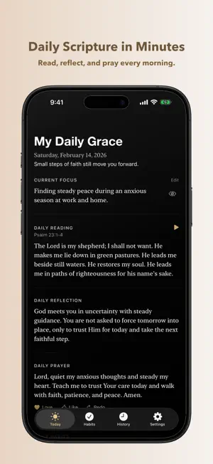 My Daily Grace: Bible & Prayer screenshot 1