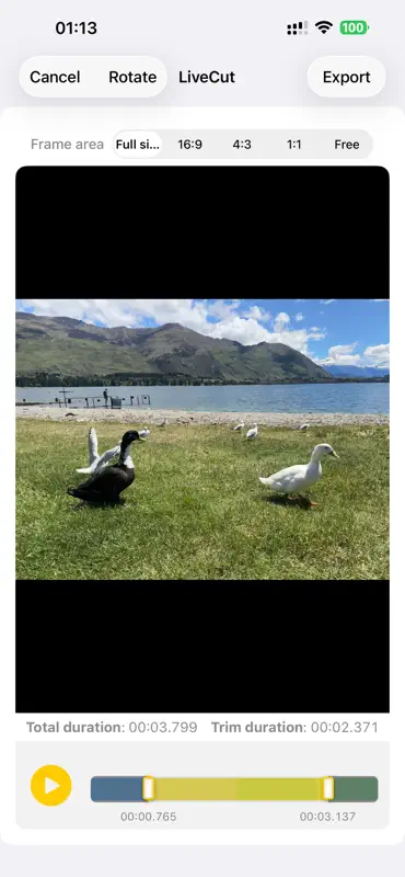 LiveCut - Stitch LivePhotos screenshot 3 of 5