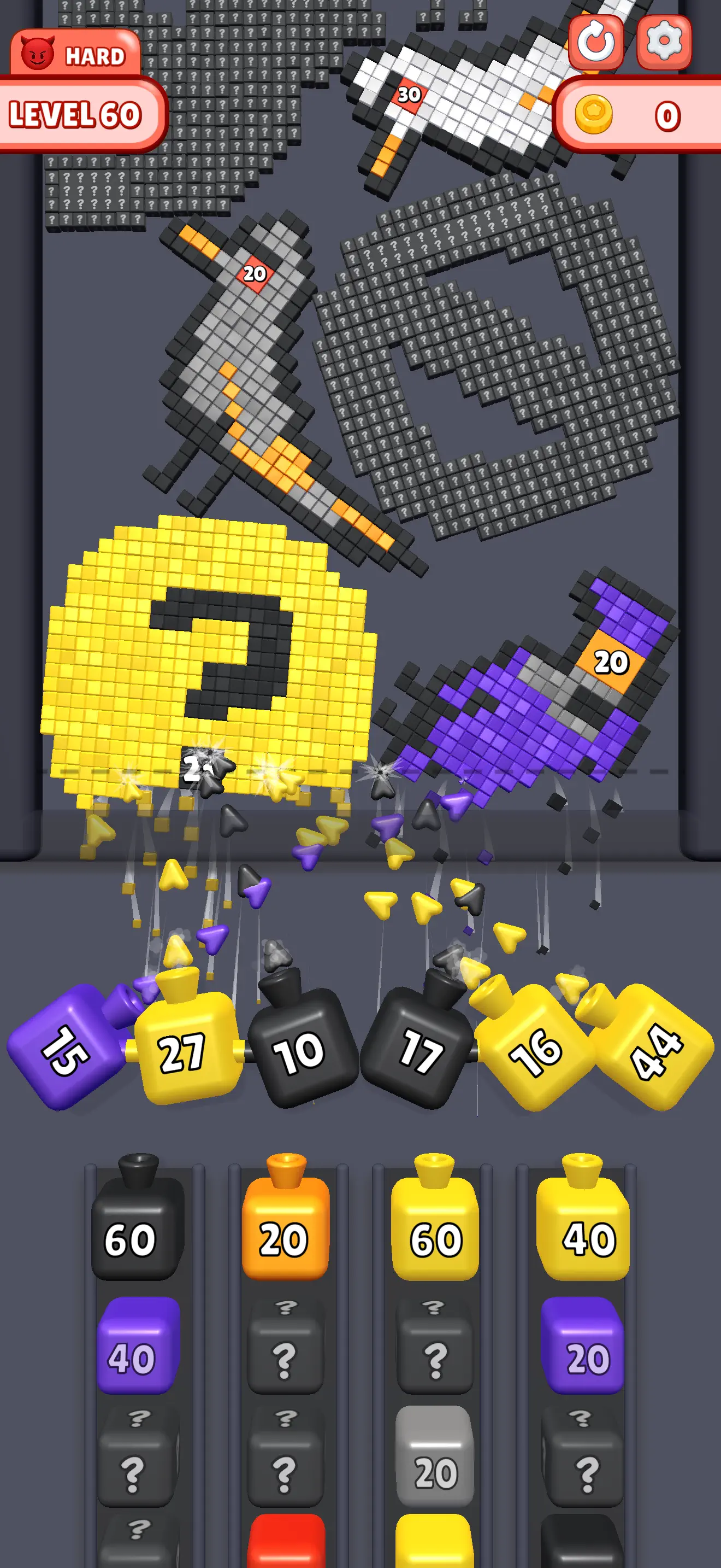 #1. Pixel Blast Jam (iOS) Bởi: Bahadir Yerdelen