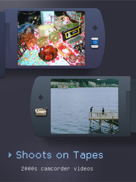 OldReel - Vintage Camcorder iPad screenshot 6 - Photo & Video app