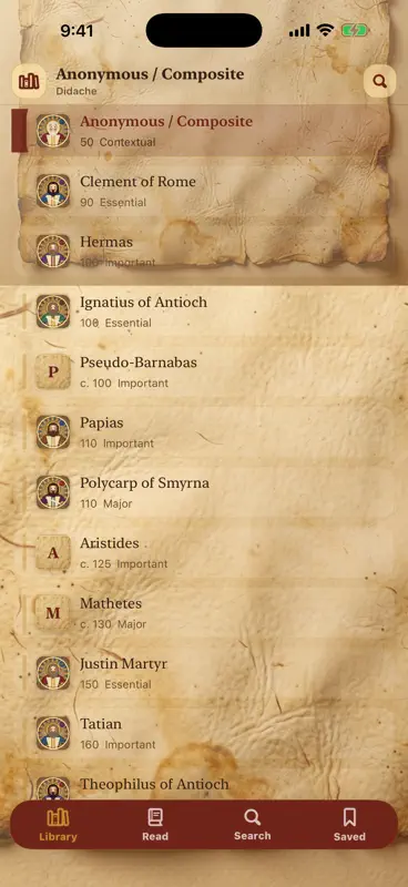 Patristic Library screenshot 2 of 4