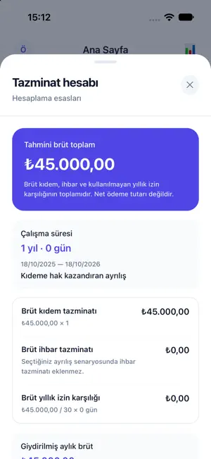 Mesai Takvim screenshot 4