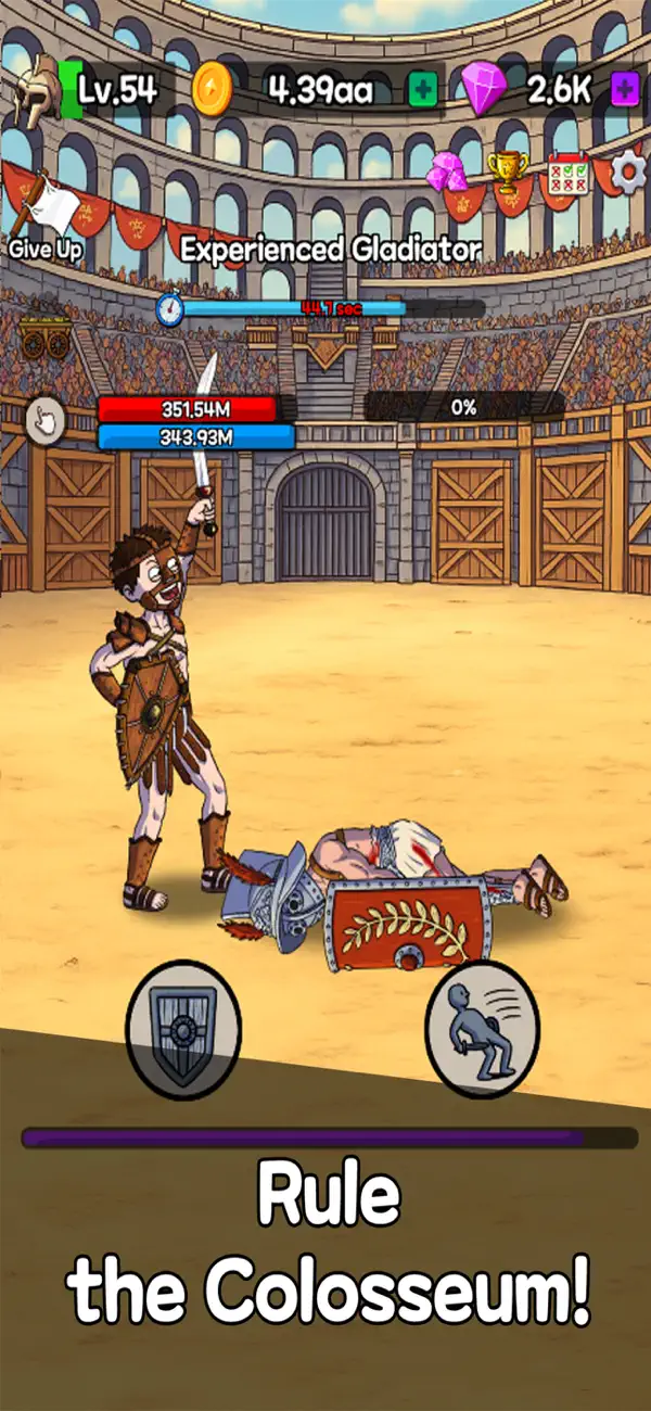 Legend of Gladiator Hack screenshot 5 - iOS game interface