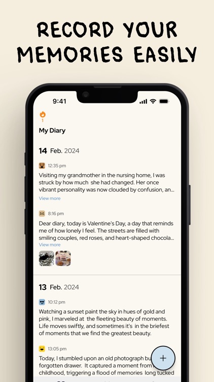 My Diary - Personal notes