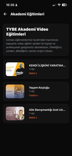 TYBE Akademi screenshot 4