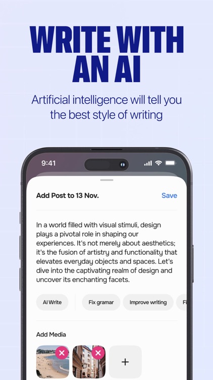 Creators app for social share