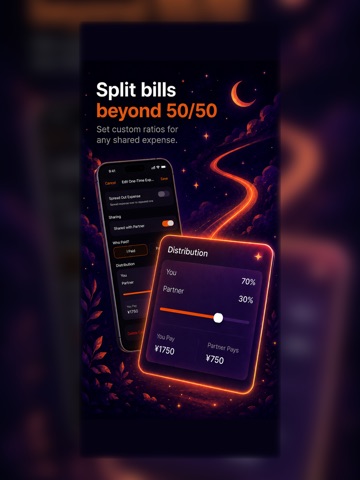 Inali: Shared Expense Wallet iPad screenshot