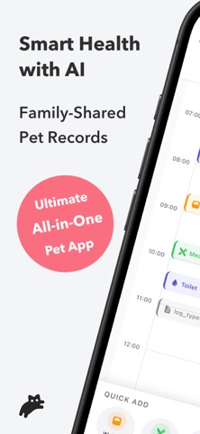 PetLog：犬猫健康日志｜AI管体重饮食用药 screenshot